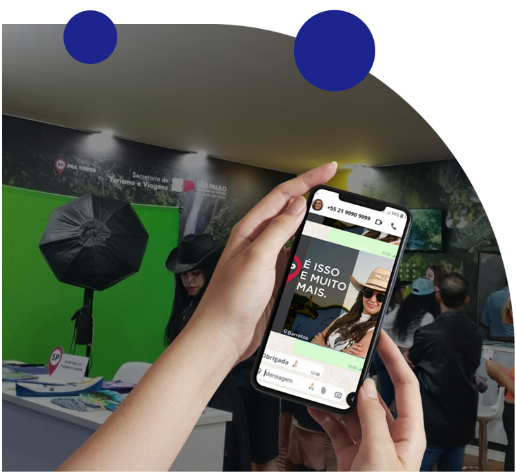 Ativações para eventos - com tag de bagagem personalizada - Expressão Studio