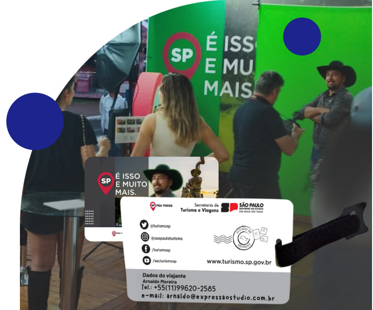 Ativações para eventos - com tag de bagagem personalizada - Expressão Studio